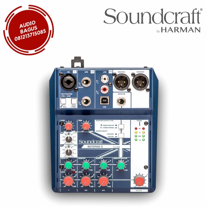 

✨Sale Soundcraft Notepad5 Mixer Bisa Sameday