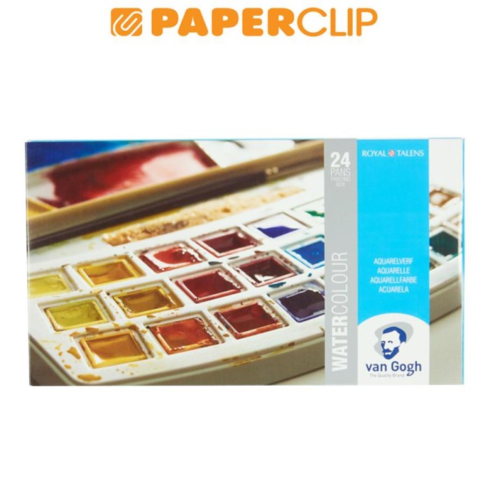 

✨Sale Watercolor Van Gogh 20808624 Gwc Set Plastic 24 Pans Terbatas