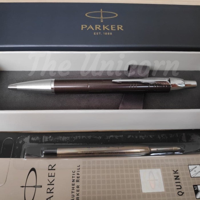 

✨Sale Paket 1 Klik: Parker Im Premium Metallic Brown Ct Ballpoint Refill Berkualitas