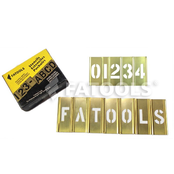 

✨Sale Fatools Bs0002Ln - Letter Number Stencil Size 2 Terbatas