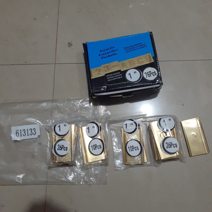 

✨Sale 613133 Stencil LetterFigure Set A-Z0-9 76S 25Mm Bisa Gojek