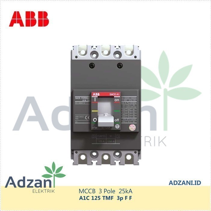 ✨Ready Abb Mccb 3P 80A 25Ka A1C 125 Tmf 80-800 1Sda066717R1 Breaker Formula Diskon