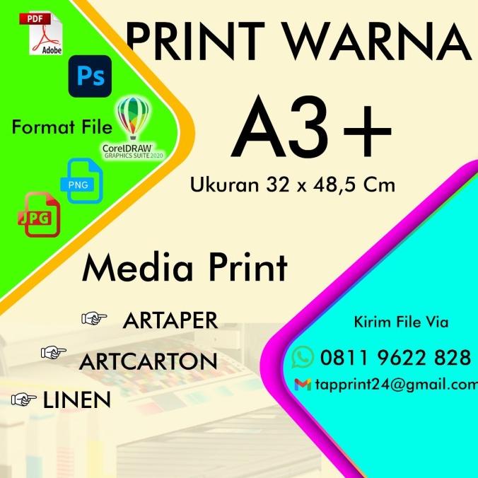 

Print Warna Ukuran A3+ Kode 1149