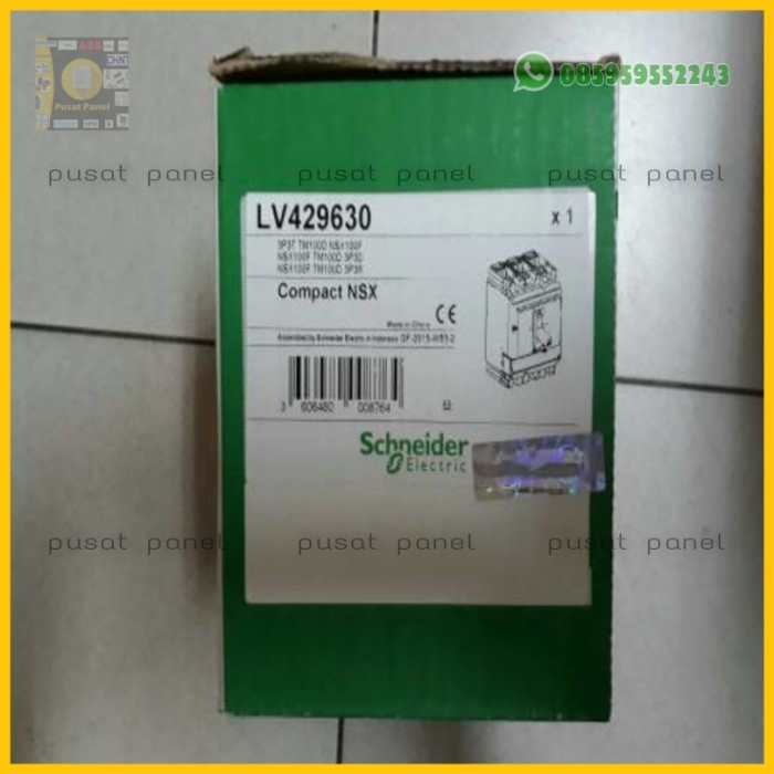#####] SCHNEIDER MCCB NSX 100F 3P 100A LV429630