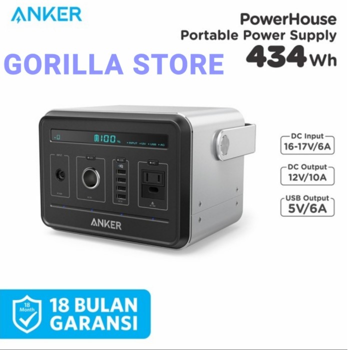 ✨Original Anker Powerhouse 220V Diskon