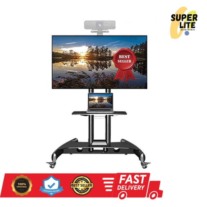 ✨Ori Bracket Tv Standing Breket Brecket Lcd Nb Ava 1500 32 Inch - 65 Inch Diskon