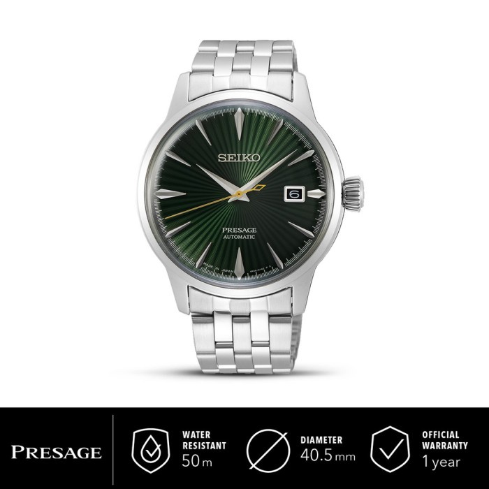 ✅Sale Jam Tangan Pria Seiko Presage Mockingbird Automatic Srpe15J1 Original Bisa Sameday