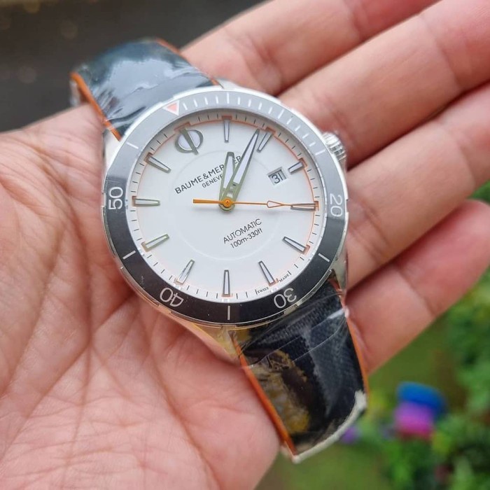 ✅Sale Baume Mercier Clifton Club White Jam Pria Terbatas