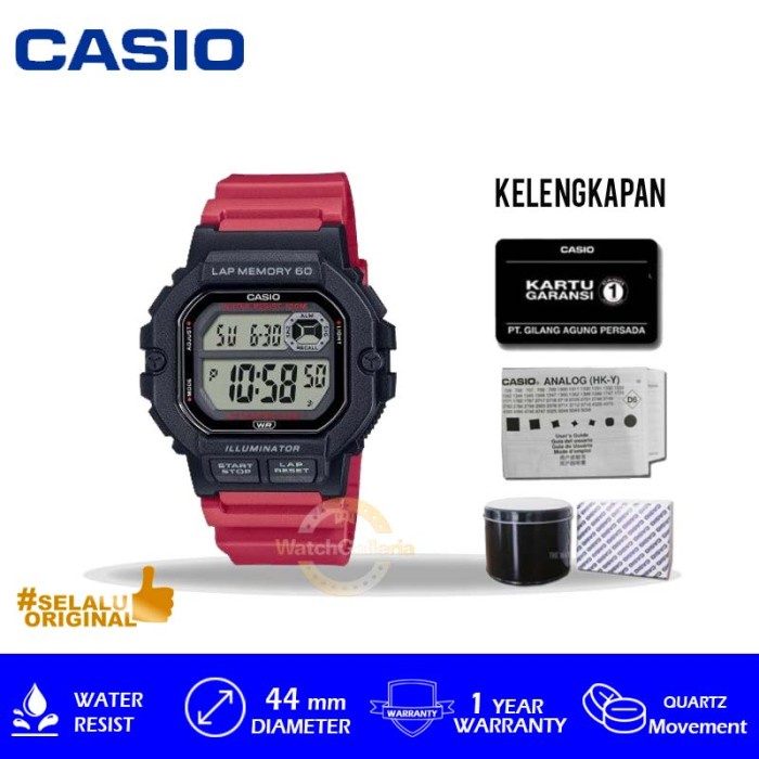 ✅Original Casio General Ws-1400H-4A With Box Kaleng Bergaransi Resmi Limited