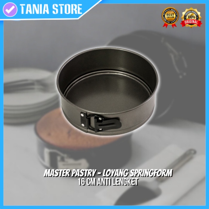 LOYANG KUE BOLU BONGKAR PASANG TEFLON MINI 16 CM ANTI LENGKET