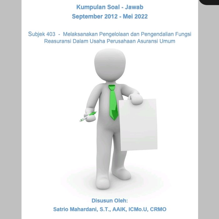 

Buku Kumpulan Soal Jawab AAMAI AAIK - 403