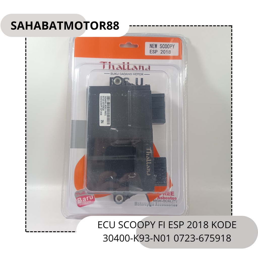 ECU SCOOPY FI ESP 2018 THALLAND