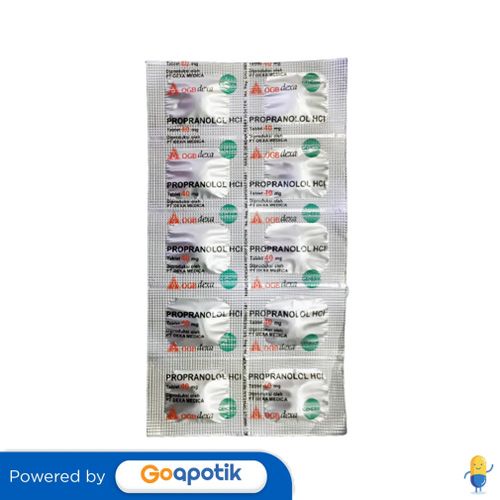 PROPRANOLOL OGB DEXA MEDICA 40 MG STRIP 10 TABLET