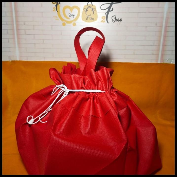 

TERMURAH TAS KAIN BINGKISAN SOUVENIR GIFT BAG KANTONG POLOS SERUT 30 MERAH !!!!!!