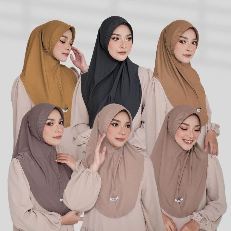 Update - Bergo sport Xs S M L Berrgo hamidah KHAS KENAN DZEVADA HANSYA DHINDA HIJAB menutup dada jil