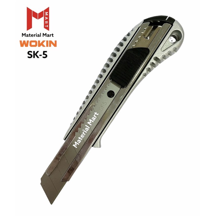 

Pisau Cutter Aluminium Wokin Cuter Besar SK5 Alat Pemotong Kertas