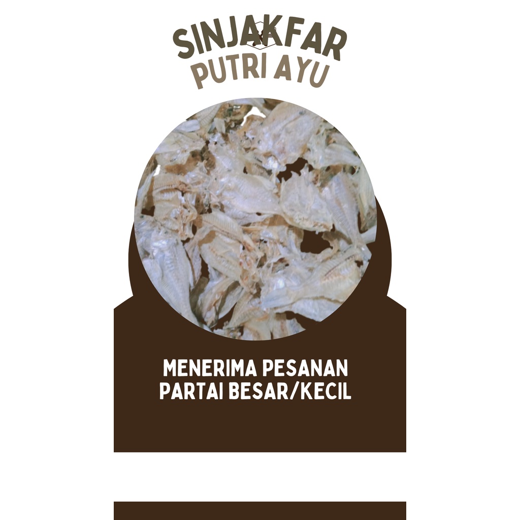 

Ikan Asin Putri Ayu/Semaru Tawar Kemasan 1Kg