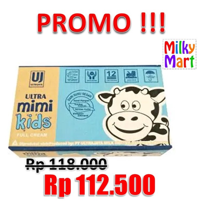 

Ultra Mimi Full Cream 125Ml 1 Karton Isi 40Pcs