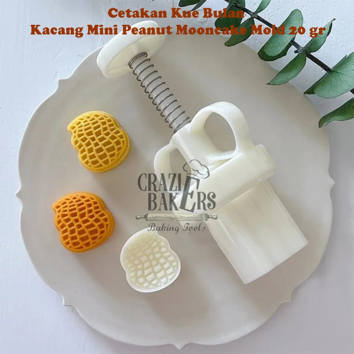 Promo Cetakan Kue Bulan Kacang Mini Peanut Mooncake Mold 20 Gr
