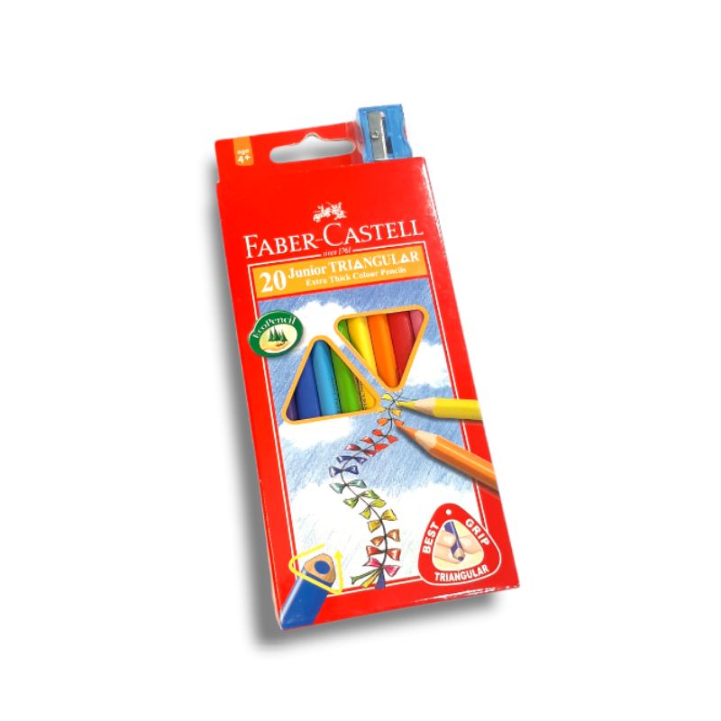 

PENSIL WARNA FABER CASTELL 116538-10L JUNIOR TRIANGLE