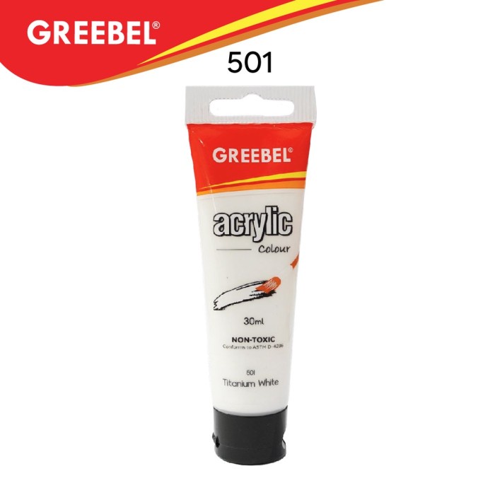 

GREEBEL CAT ACRYLIC 501 30ML TITANIUM WHITE