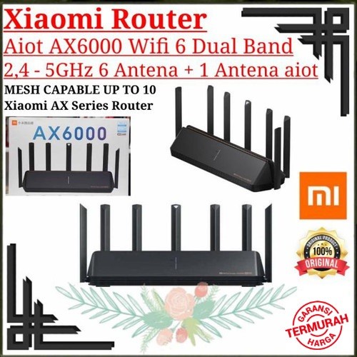 New MI AIoT Router AX6000 WiFi 6 Gamming 6000 Mbps 4K QAM 256 user CN