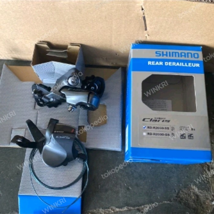 ✨Ori Shimano Claris R2000 Shifter Rd Ss 8 Speed Bisa Gojek