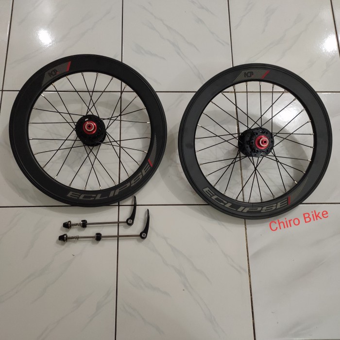 ✨Ori Wheelset 16 Plus Atau 349 Ion Eclipse Disc Brake Berkualitas
