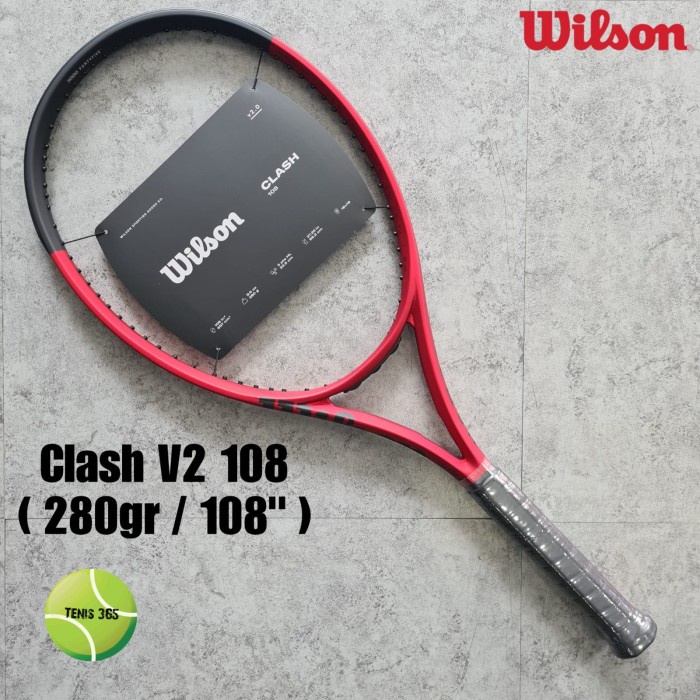 ✨Ori Raket Tenis Wilson Clash V2 108  280Gr / 108  Berkualitas
