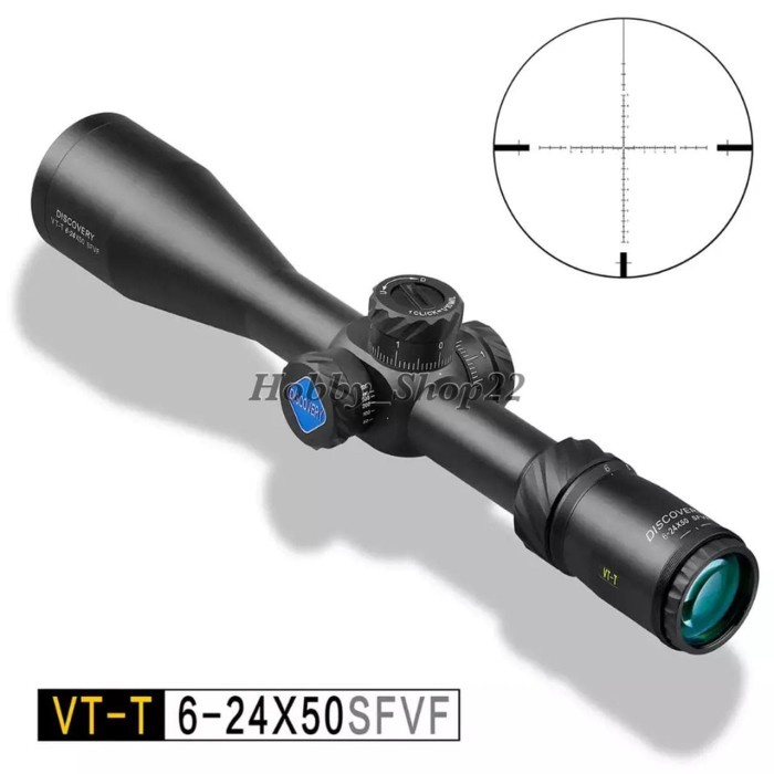 ✨Original Telescope / Teropong Discovery Vtt 6-24X50 Sfvf Ffp Terbaru