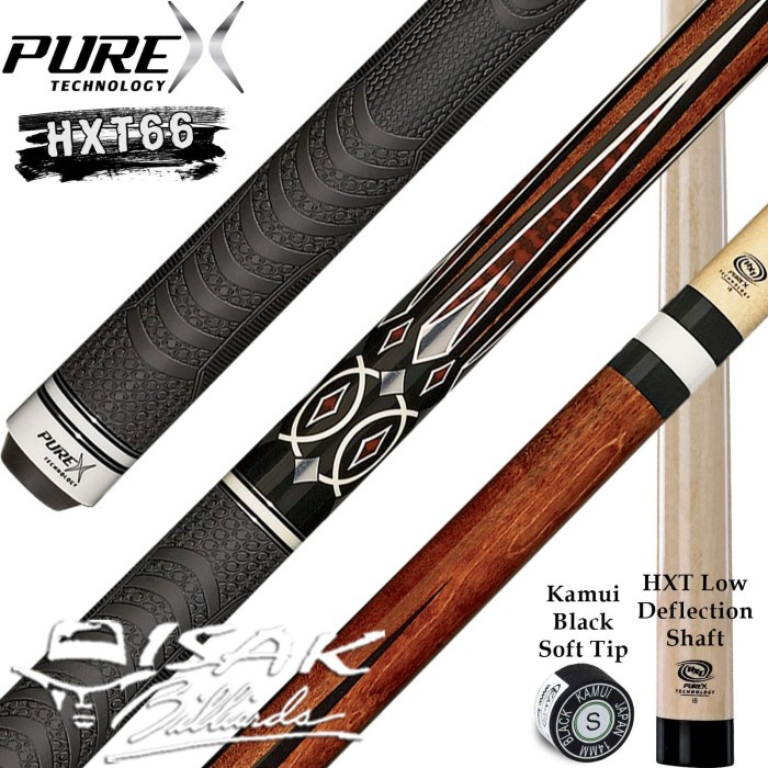 ✨New Ori Purex Hxt66 Cue - Hxt Low Deflection Shaft Billiard Stick Players Pure Diskon