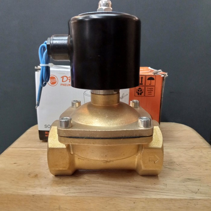✅Ready Solenoid Valve 2 Way Uw-50 No 2 Normaly Open Pneumatic Dpc Berkualitas