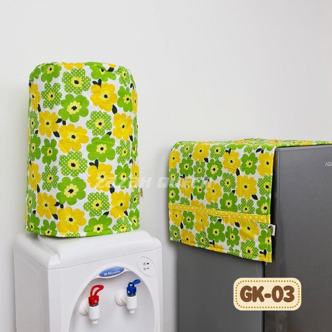 Cover Galon + Cover Kulkas - Interior Dapur Minimalis