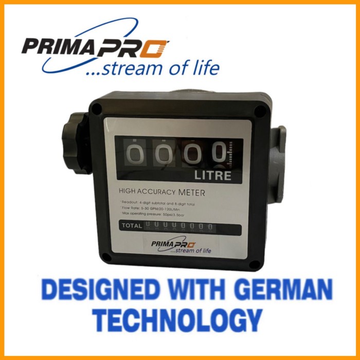 ✅Ori Flow Meter Solar 1 Inch 4 Digit Flow Meter Minyak/Solar 1Inch Terbatas