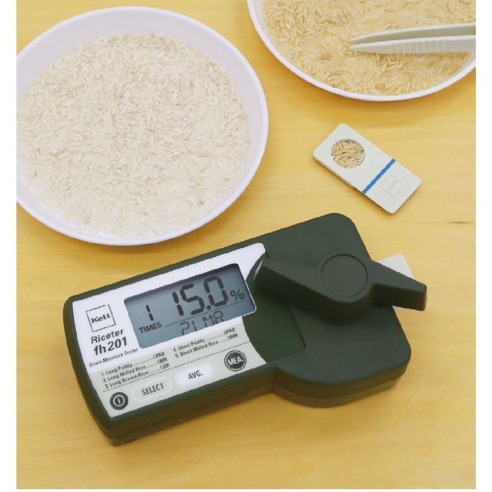 ✅Sale Riceter Fh-201 Portable Paddy And Rice Moisture Meter Kett Terbatas
