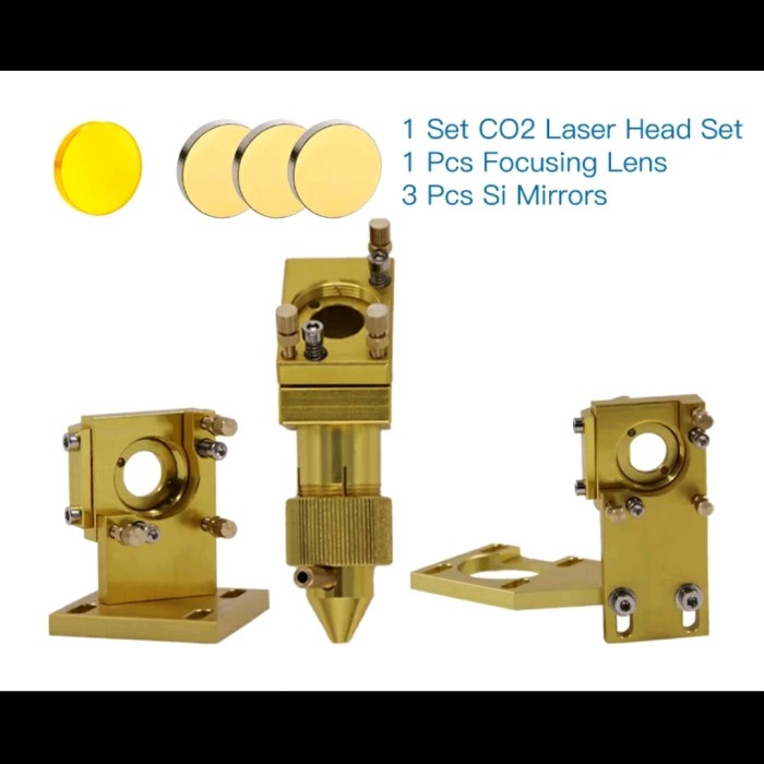

Laser head laser co2 set kwalitas bagus lengkap 1 set mirror dan focus star