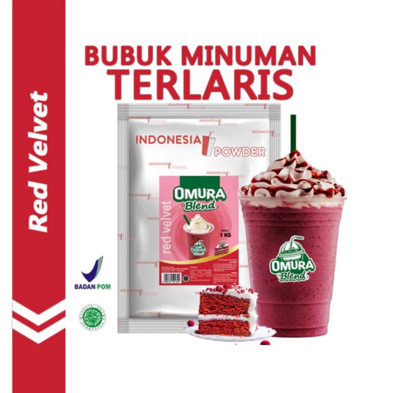 

Indonesia Powder Rasa Red Velvet 1KG Merk Omura Blend