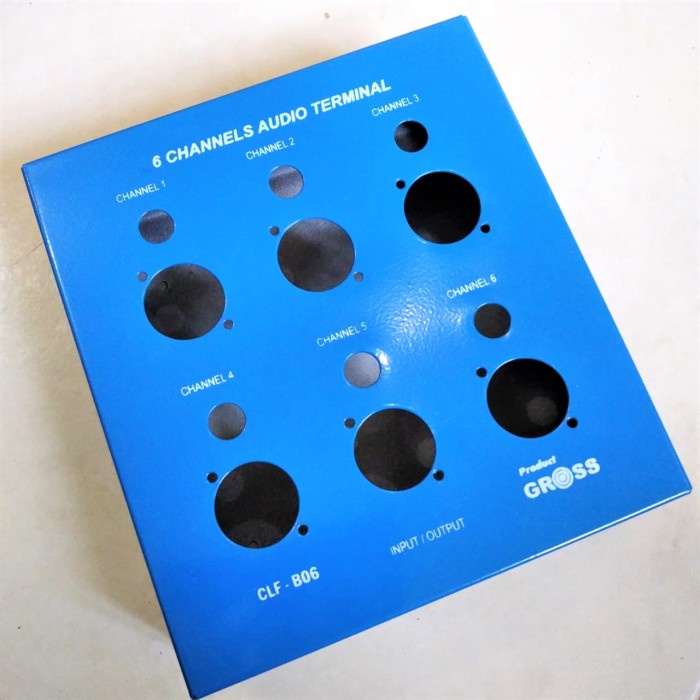 Box Audio Terminal 4, 6, 8 10, Channel