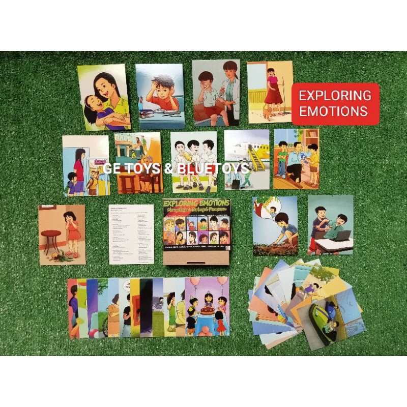 (GETOYS) KARTU EXPLORING EMOTIONS/ KARTU TERAPI WICARA/ IQ DEVELOPMENT