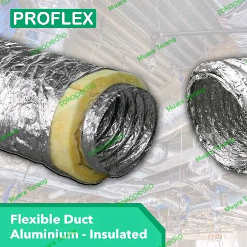 Flexible Ducting 8 In Isolasi /Pipa Ac /Flexible Ac Ducting 8 Inch