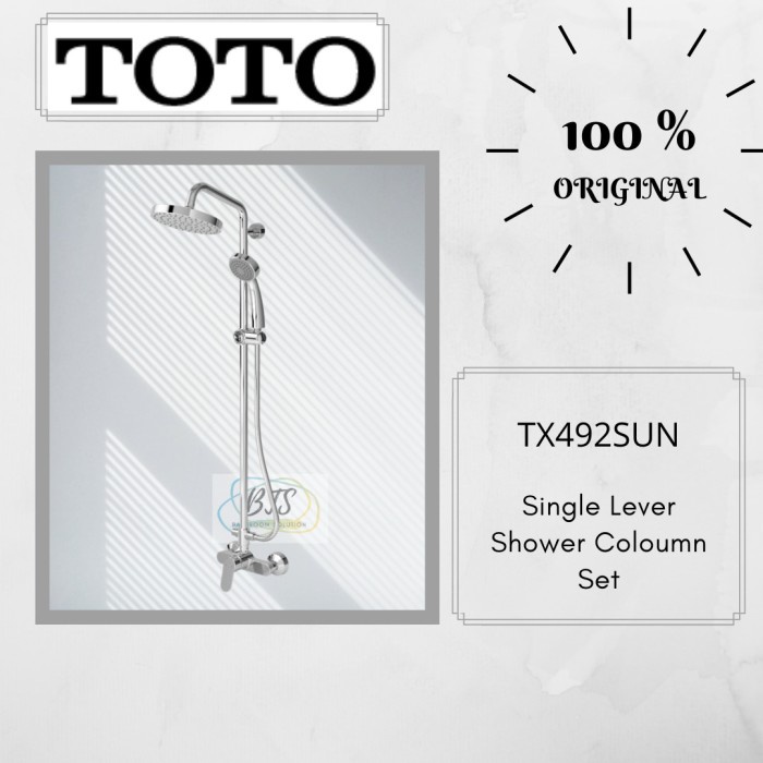 Promo Shower Column Set Toto Tx492Sun / Tx492 / Tx 492Sun