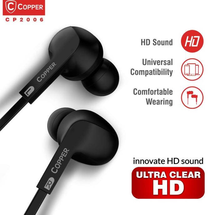 COPPER ULTRA CLEAR CP2006 Series Earphone / Headset / Handsfree