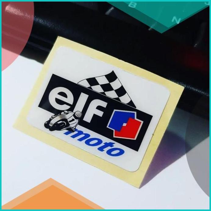 

Sticker Timbul Resin Logo Elf Moto Stiker Logo Lycal 3D Kecil Satuan