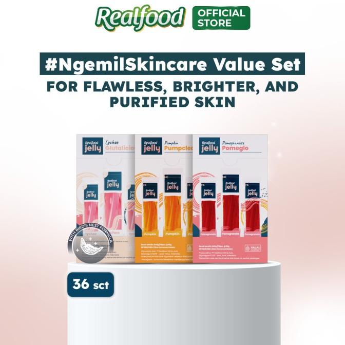 

{SALE} Realfood Jelly 36 pcs Beauty Snack - Cemilan Skincare {Terlaris}