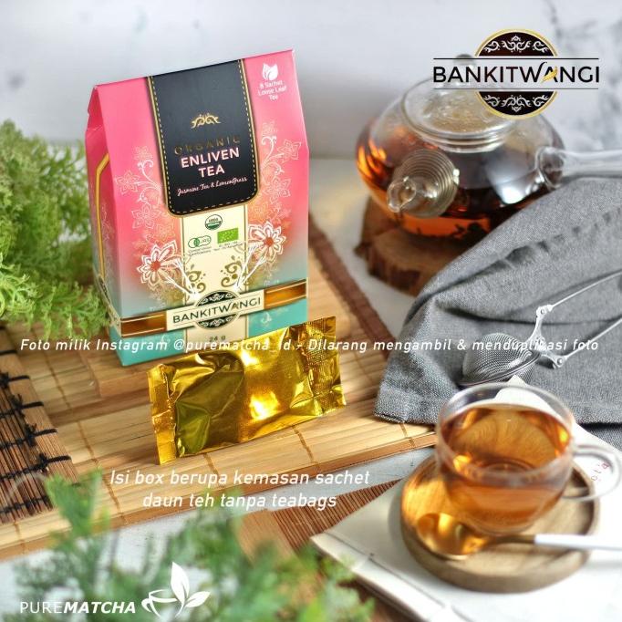 

Bankit Wangi - Enliven Tea Organic 3Gr Sachet Jasmine Lemongrass Tea Kode 1479