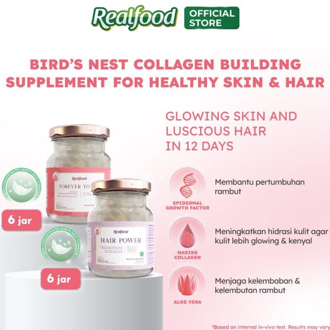 

{SALE} Realfood Trial Beauty Power Minuman Sarang Burung Walet + Kolagen {Terlaris}