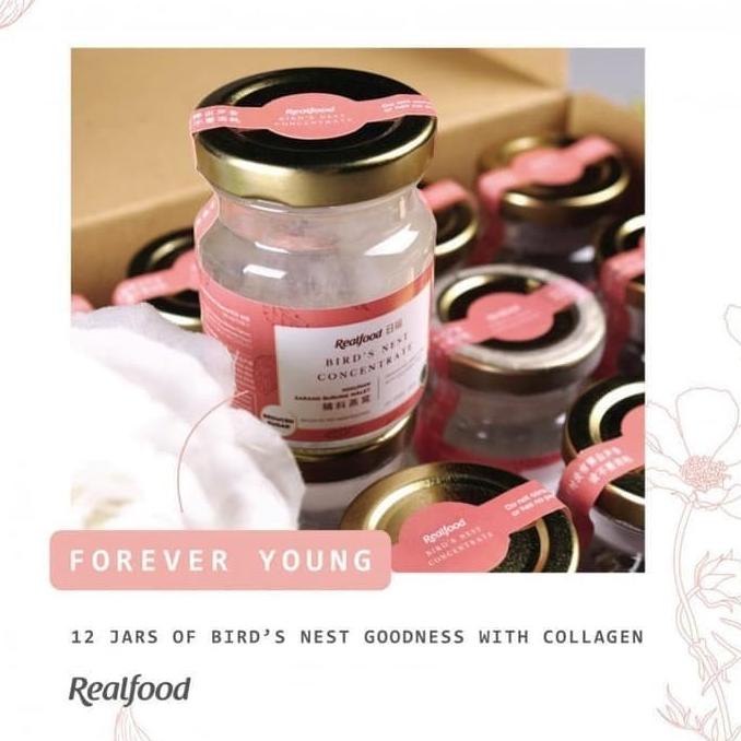 

{SALE} REALFOOD FOREVER YOUNG BIRD NEST COLLAGEN iSI 12 - SARANG BURUNG WALET {Terlaris}