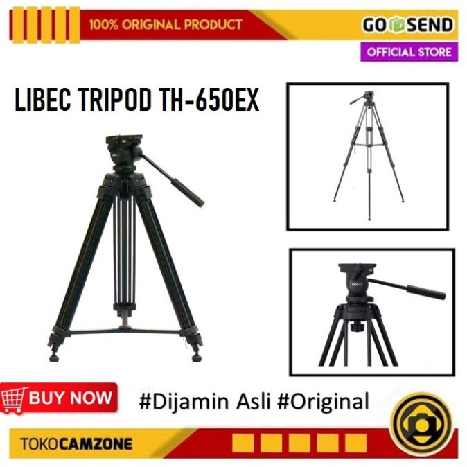 Libec TH-650EX 650EX Professional Video Tripod