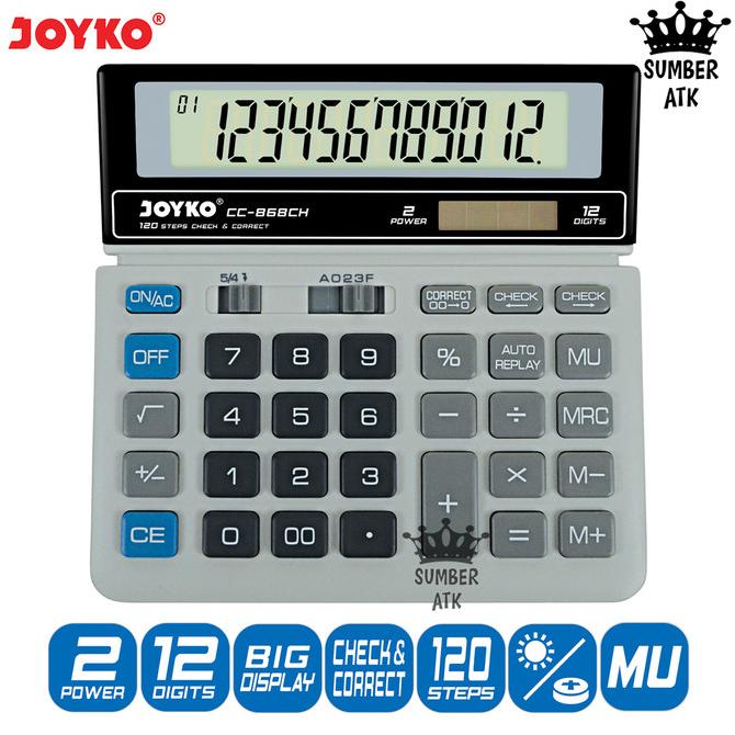 

Kalkulator Joyko CC-868CH 12 Digits Check Correct Calculator