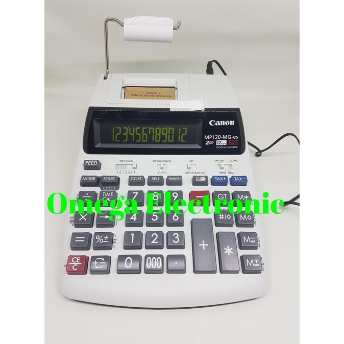 

Canon Calculator MP120-MG - Printing Struk Kasir Kalkulator 12 Digits